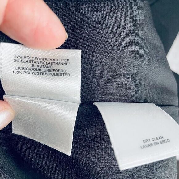 Anne Klein Executive Collection Dress Womens Size M Black Sheath Knee Length - Picture 7 of 14